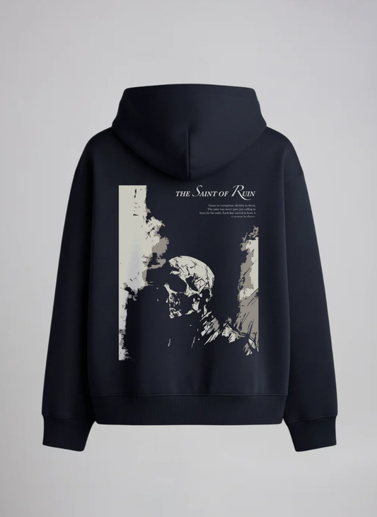 Oversized Hoodie DP-0036-Navy Blue