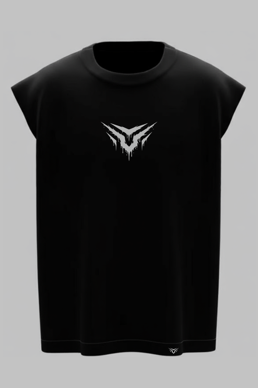 Premium Cotton Boxy Vest-VT-002-BL