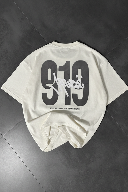 Oversized Black Tee-DP-054-WH