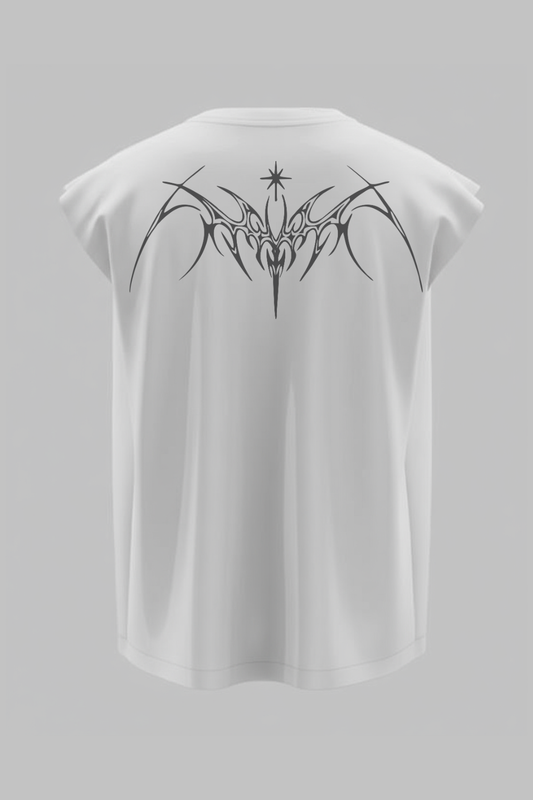 Unisex Heavyweight Cotton Vest-VT-003-WH