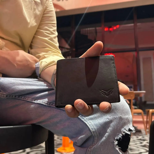 Genuine Leather Wallet in Black Color For Men – WAL-004