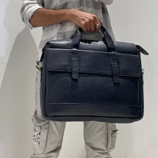 Fashionable Blue Laptop Bag – MSG-L-002