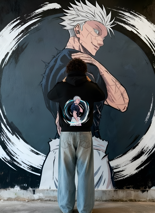 jujutsu kaisen Oversized Hoodie DP-0025-Black