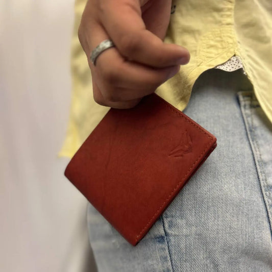 Maroon Leather Wallet For Men – WAL-002