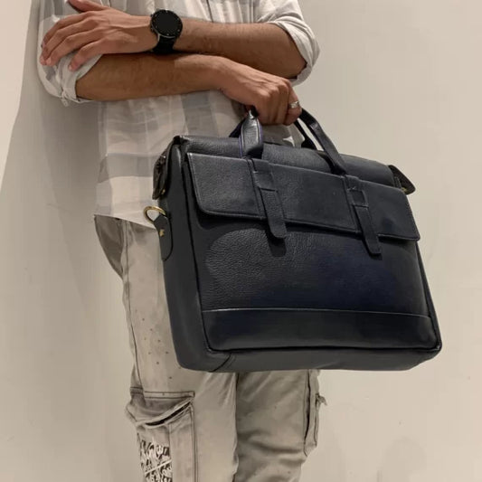 Fashionable Blue Laptop Bag – MSG-L-002