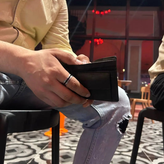 Genuine Leather Wallet in Black Color For Men – WAL-004