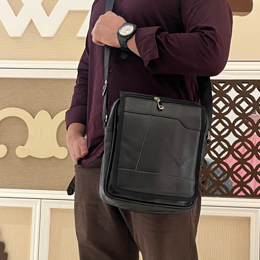 Black Cross Messenger Bag – CBD-A-003