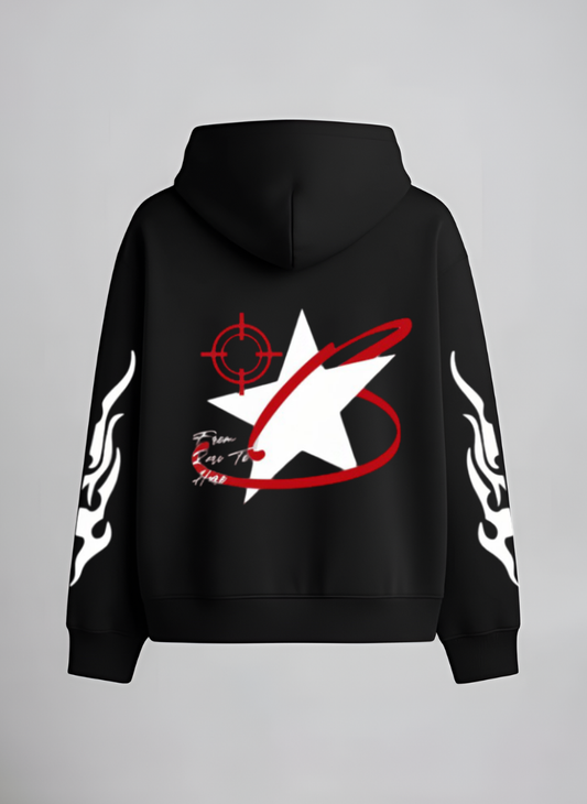 Oversized Hoodie DP-0016-Black