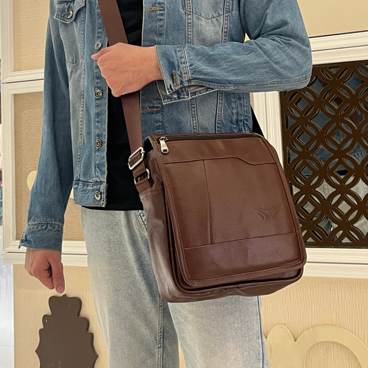 Brown Cross Messenger Bag – CBD-A-003
