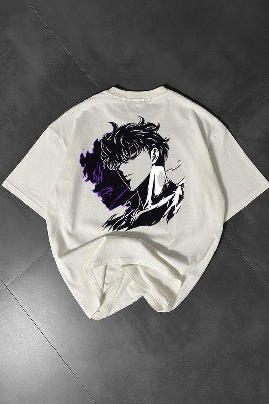 jujutsu kaisen Oversized Black Tee-DP-060-WH