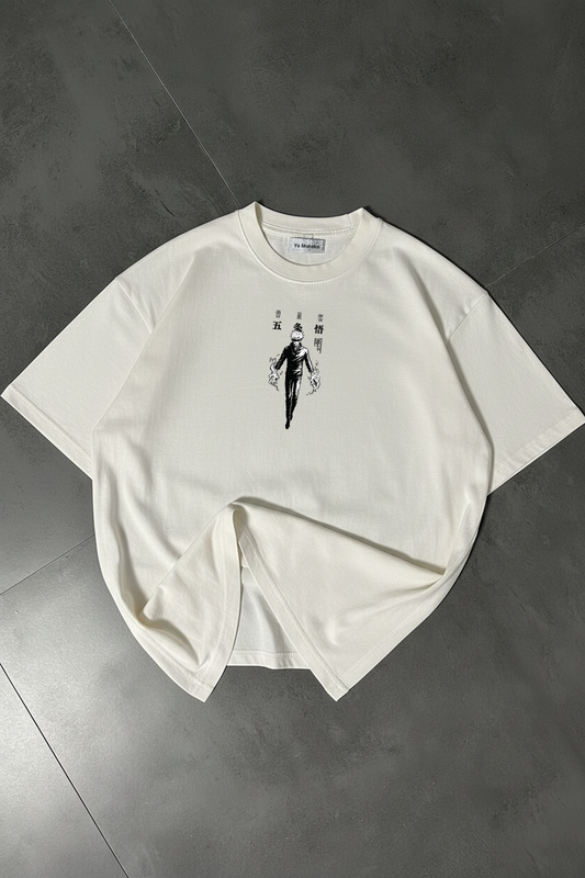 jujutsu kaisen Oversized Black Tee-DP-061-WH