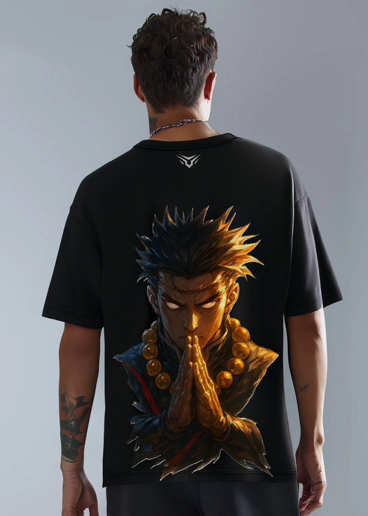 Gyomei Himejima Oversized Black T-Shirt-DP-030-BL