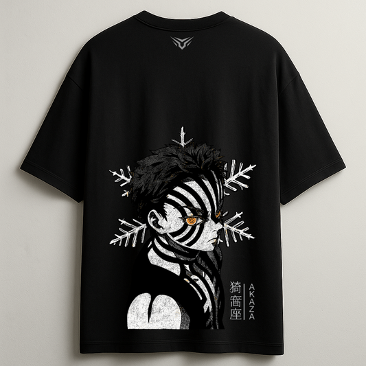 Akaza Black Oversized Tee-DP-044-BL