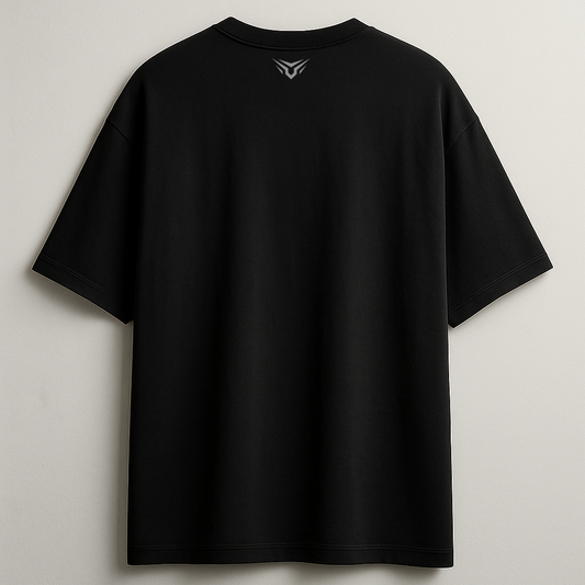 Savage Oversized Black Tee-DP-049-BL