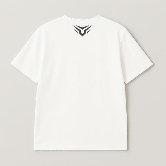Feel the Fear Oversized White T-Shirt-SP-006-WH