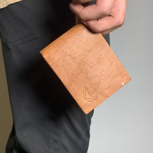 Leather Purse For Men in Brown Color – WAL – 005