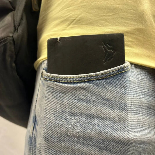 Leather Purse For Men in Black Color – WAL – 005