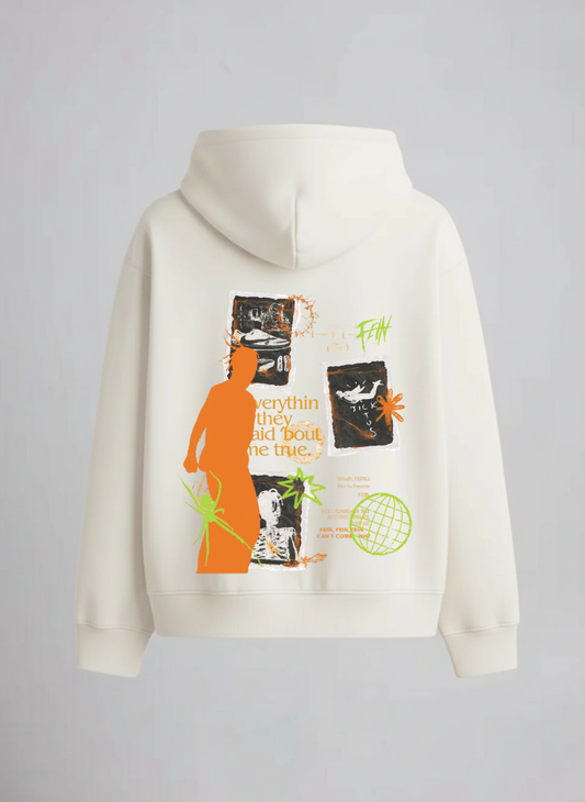 Oversized Hoodie DP-0035-Off White