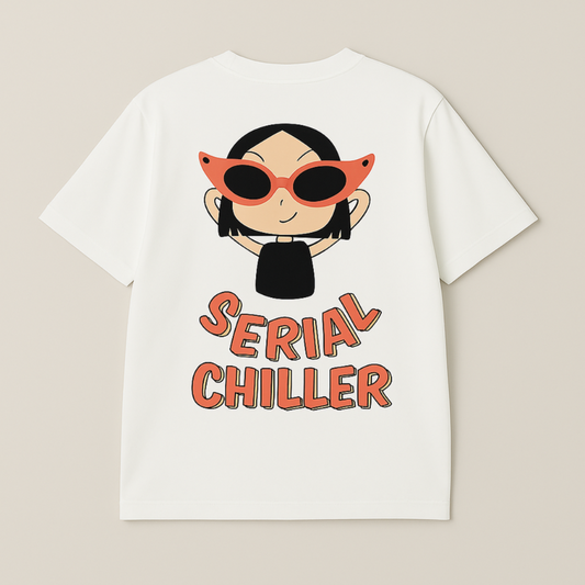 Chiller Oversized White T-Shirt-SP-001-WH