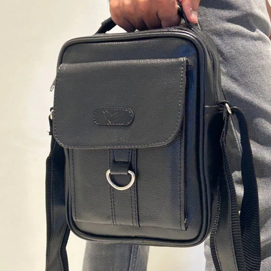 Stylish Men’s Sling Bag in Black Color – A-009