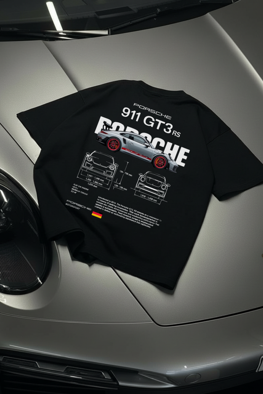 Oversized Black Tee-DP-056-BL