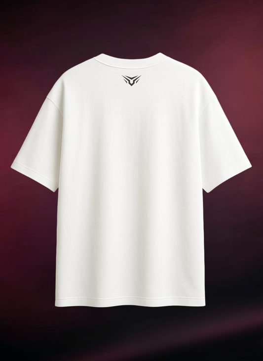 Stranger Things Oversized Black Tee-DP-064-WH