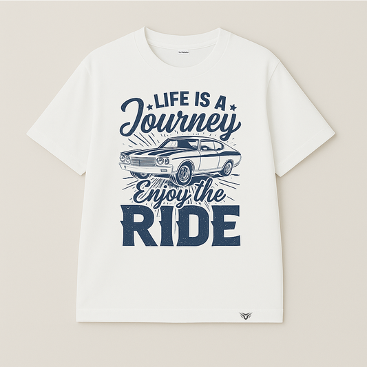 Retro Oversized White T-Shirt-SP-007-WH