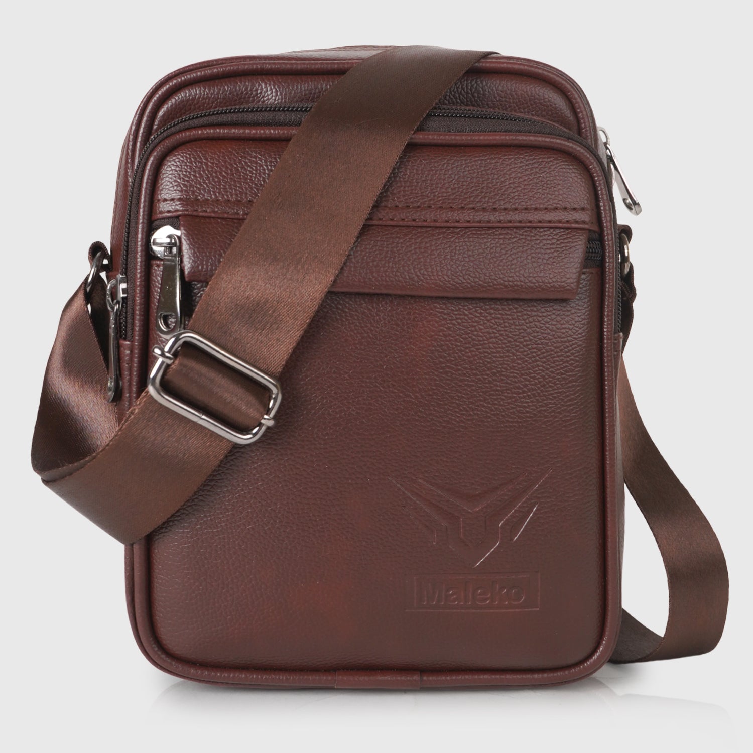 Ya Maleko Brown Sling Bag For Men – A-006