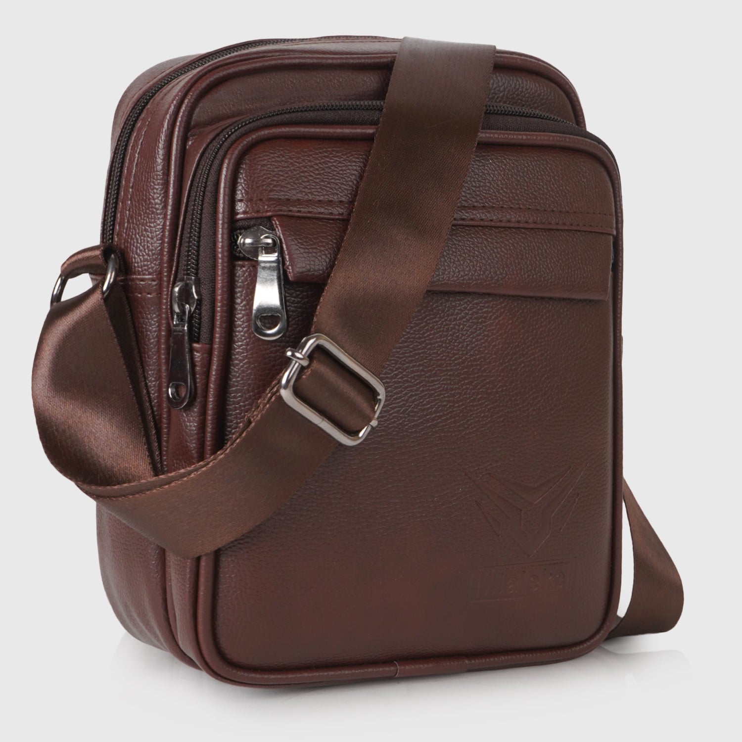 Ya Maleko Brown Sling Bag For Men – A-006