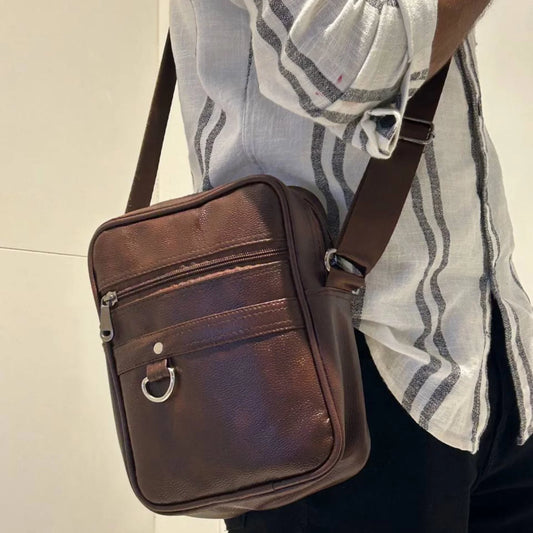 Brown Cross Body Bags For Men – A-008