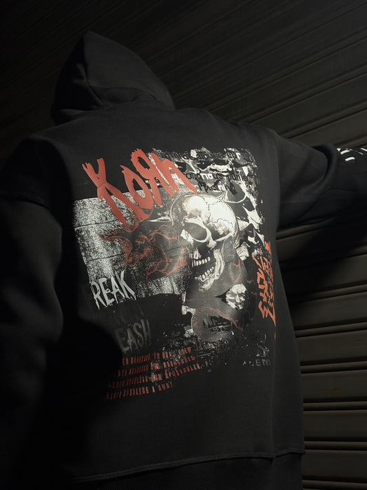 Oversized Hoodie DP-0014-Black