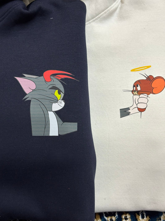 Tom & Jerry Hoodie & Sweatshirt Combo-EM-005