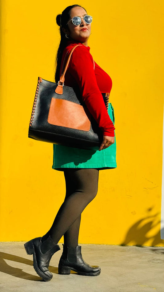 Ya Maleko Perfect Tote Bag for Women-TB-004-BL