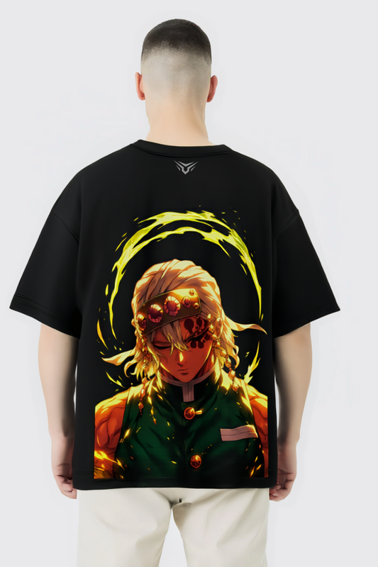 Tengen Uzui Demon Slayer Oversized T-Shirt-DP-033-BL